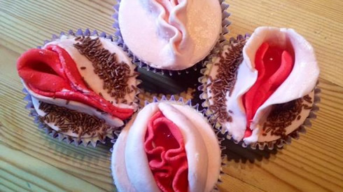 Vagina Cupcakes