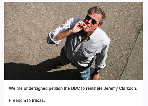 Reinstate Jeremy Clarkson