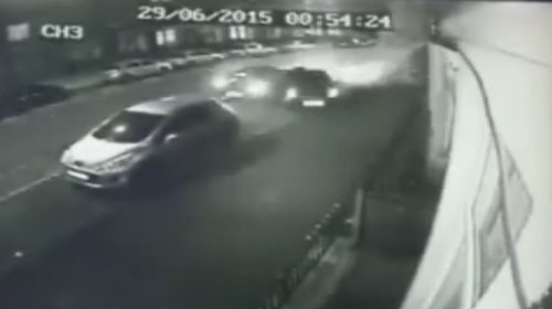 Barkerend Road Crash CCTV