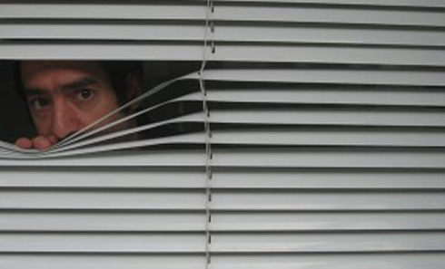 Peeking Through Blinds