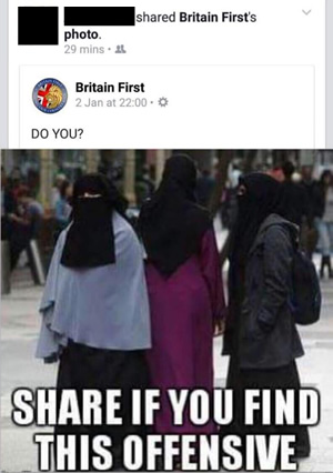 School Apology Over Britain First Share